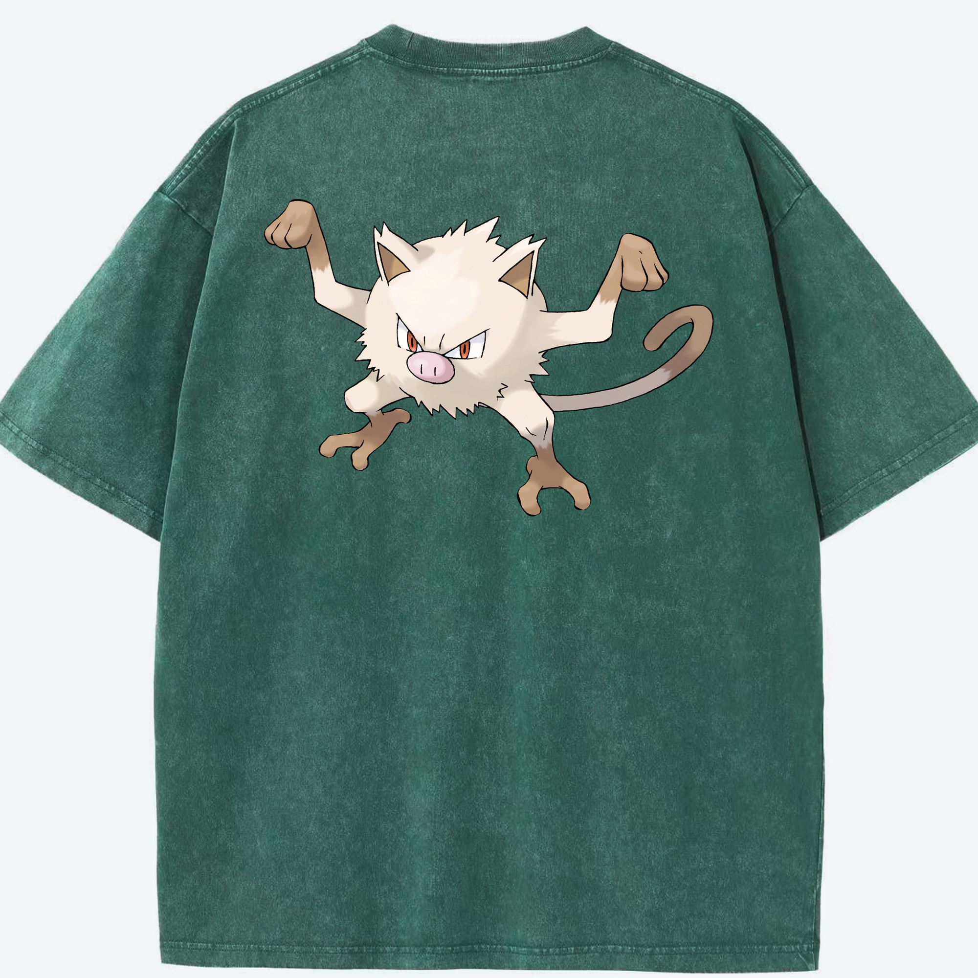 （画像用） ポケットモンスター Pokémon 綿100% ヴィンテージ風 半袖Tシャツ（背面プリント）